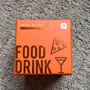 After Dinner Food & Drink Game - Orange